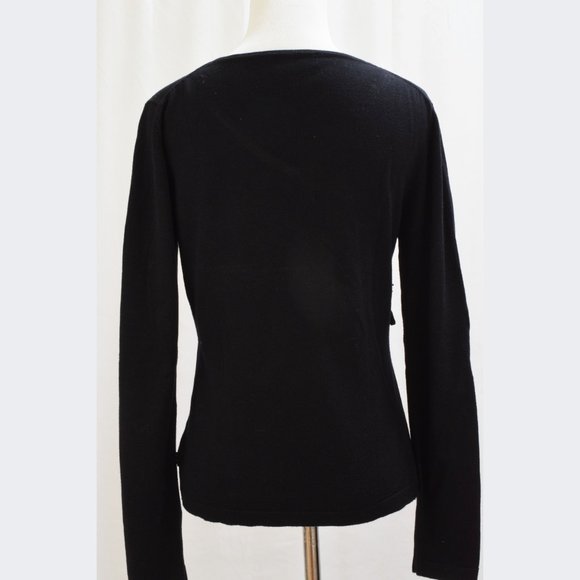 BCBG Max Azria Women's Size XS Petite Black Sweater - Picture 3 of 6